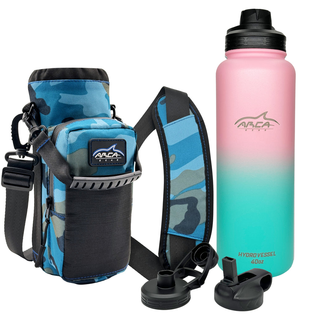 Arca Gear 40 Oz Hydro Carrier - Insulated Water Bottle Sling  w/Carry Handle